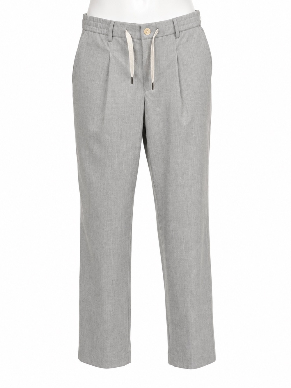 Size 36 Jack & Jones‎ Men’s Carrot Fit Pleated Chino Trousers Gray